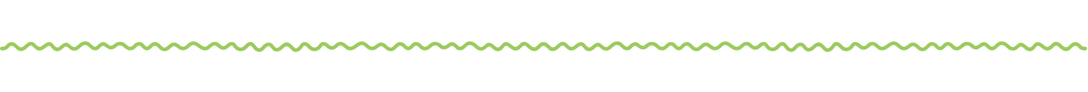 Squiggly green border