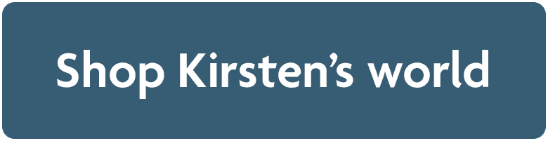 Blue button that says Shop Kirsten's world